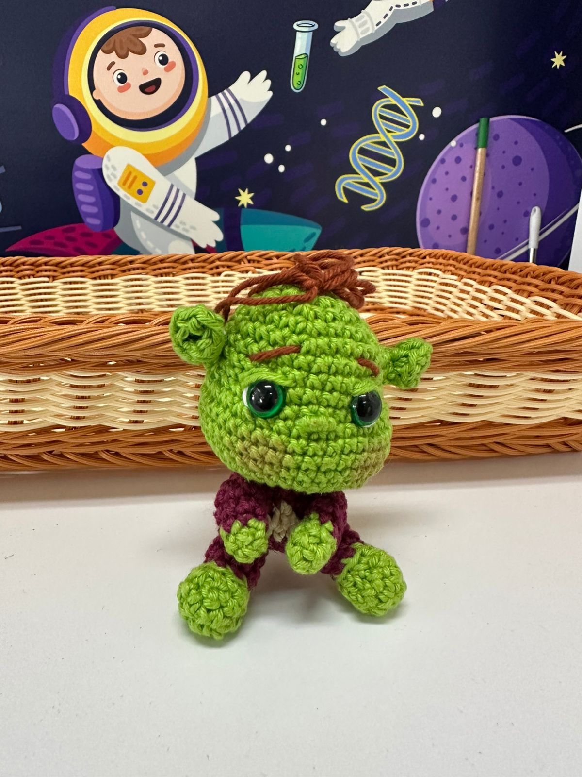 Ogritos Shrek tejidos